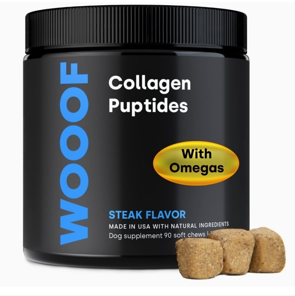 🐕Set of 2: Woof Dog Collagen & Bioline Dog Dental  Care Set - Picture 3 of 10